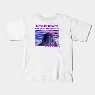 Devils Tower National Monument, Wyoming Kids T-Shirt